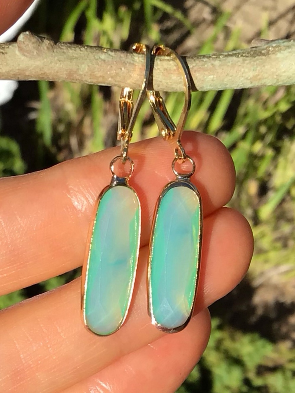 Sundance Charm Chalcedony Gold Filled Earrings